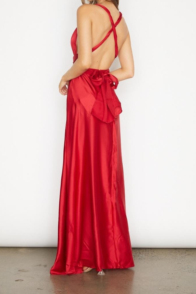 At Eternity Maxi Dress - Ruby