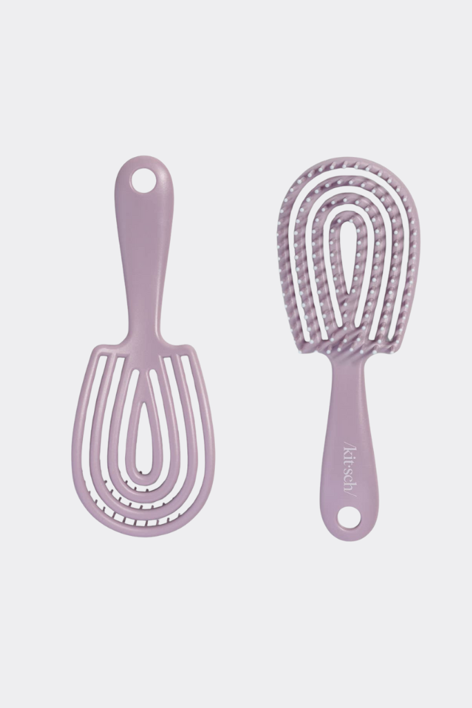 KITSCH Mini Detangling Flexi Brush - Violet
