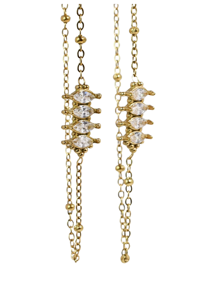 Golden Hour Huggie Earrings - Gold