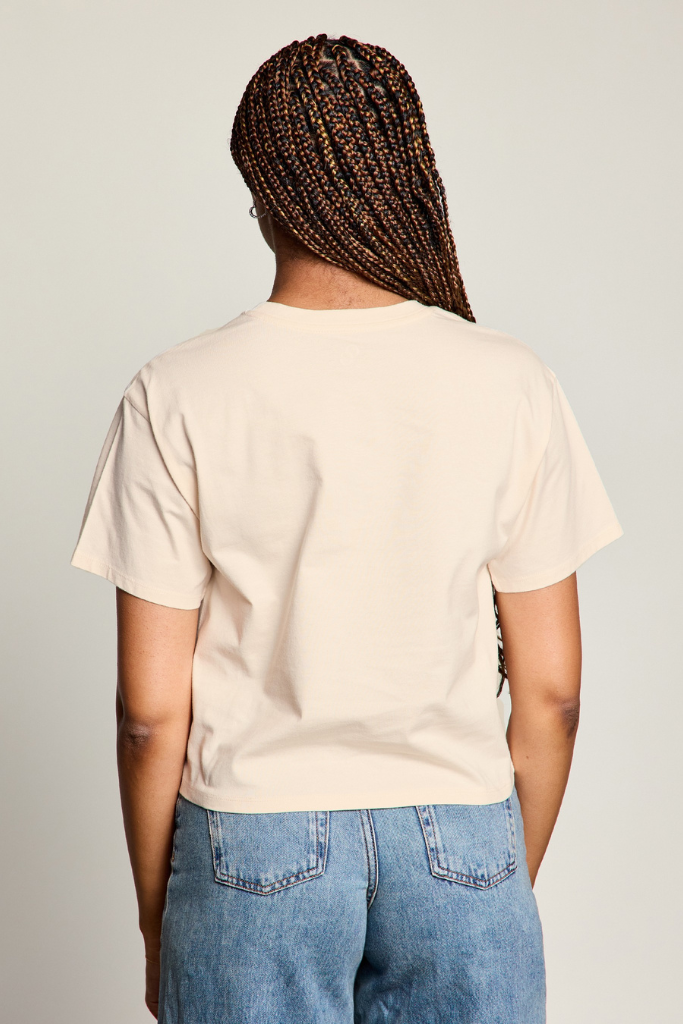 Adalee Short Sleeve Top - Bone