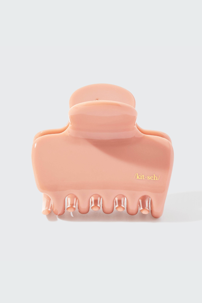 Recycled Plastic Puffy Cloud Clip - Rosewood