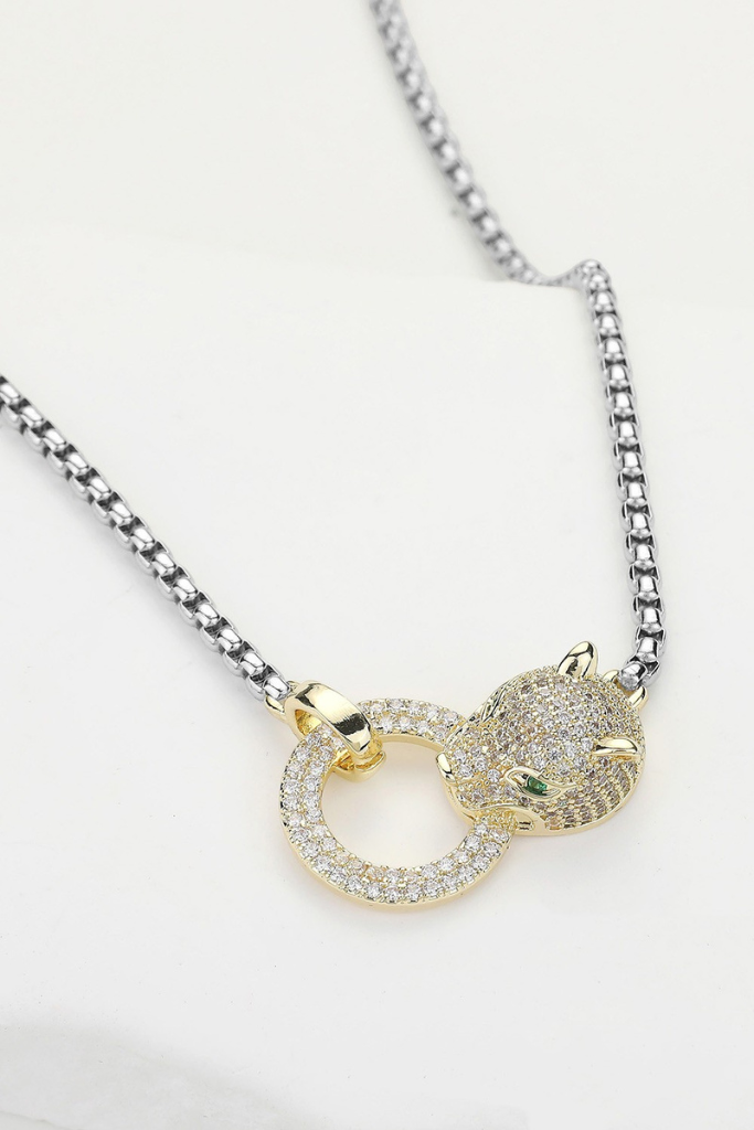 Over There Necklace - Silver/Gold