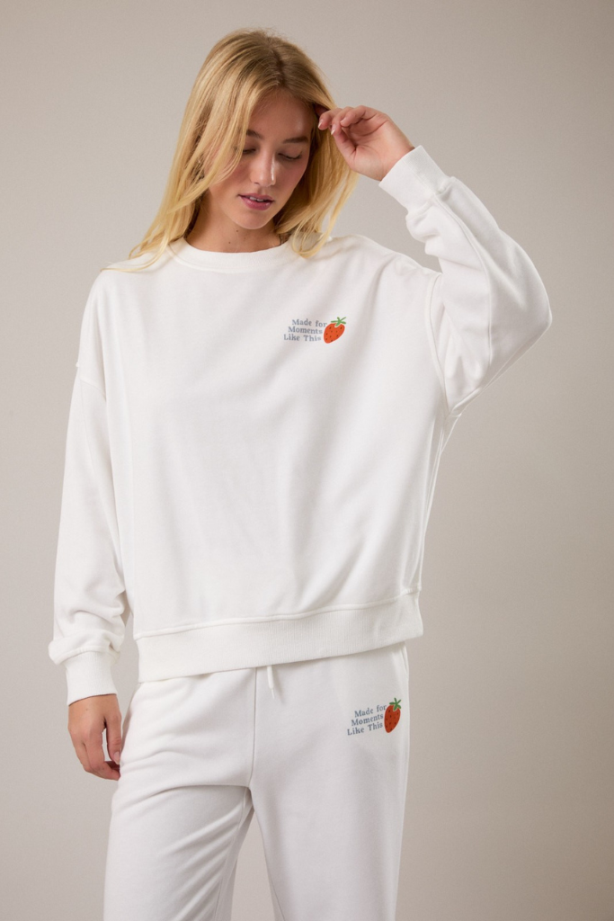 Moments Like This Sweatshirt - White
