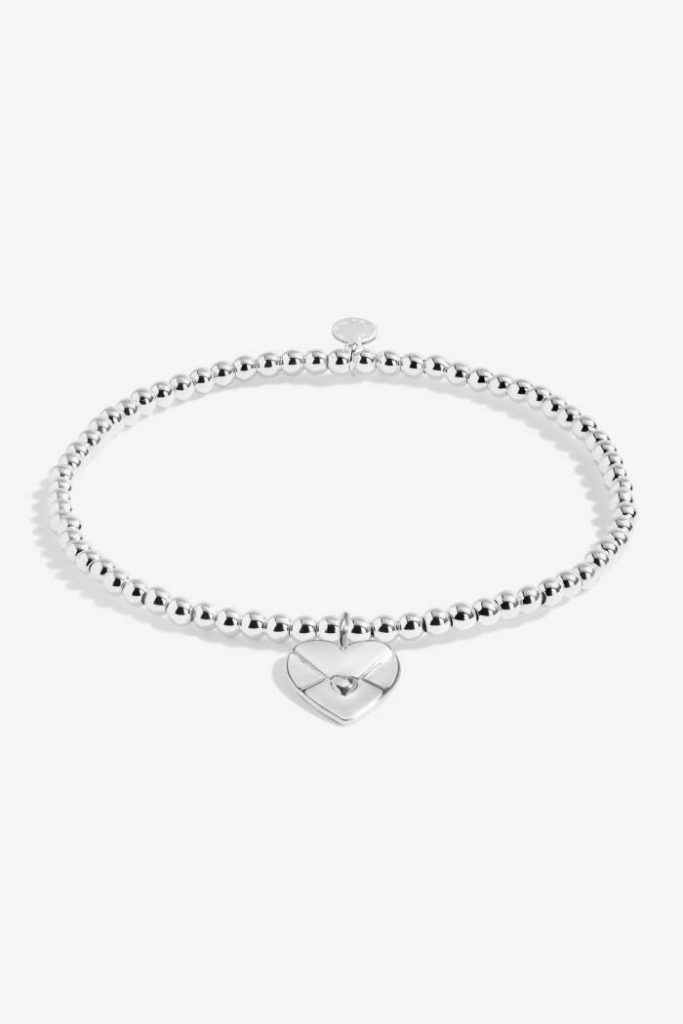 A Little "Sending Love" Bracelet - Silver