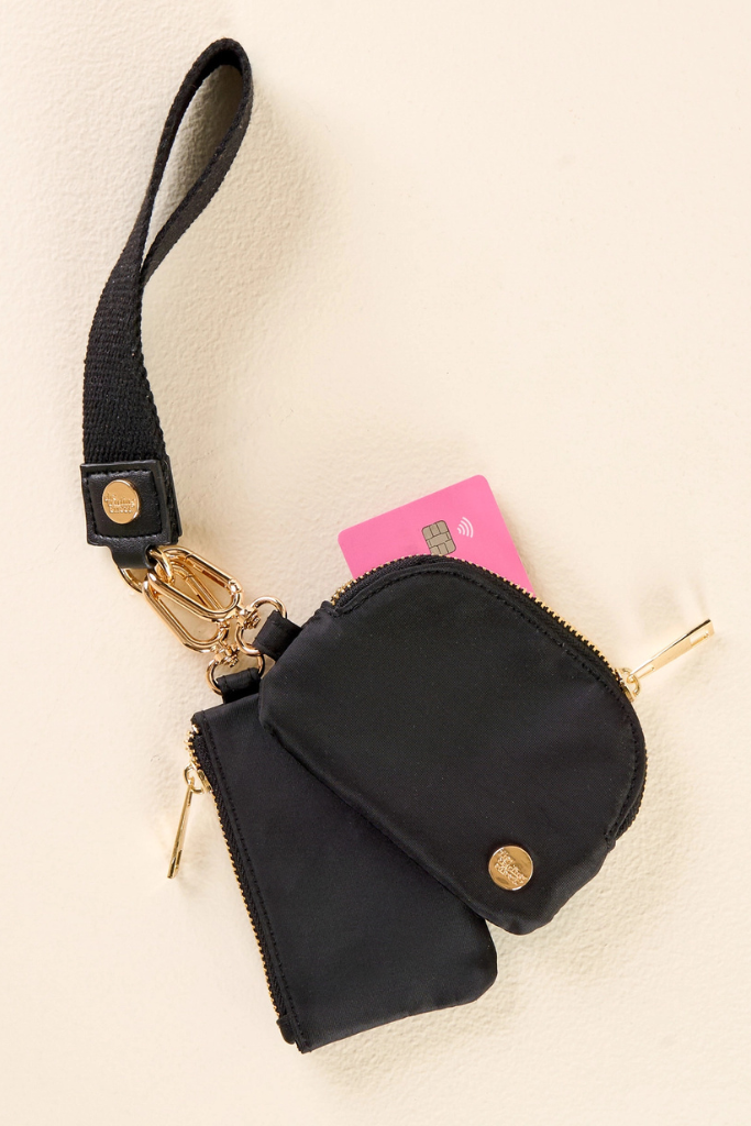 Dynamic Duo Wristlet - Black