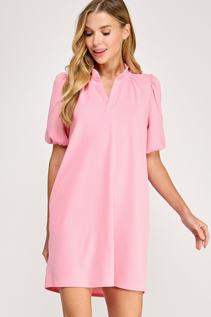 Better Days Dress - Baby Pink