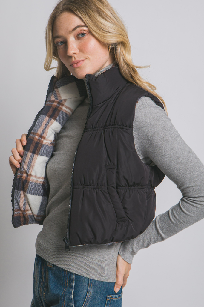 Fast Track Reversible Vest - Black