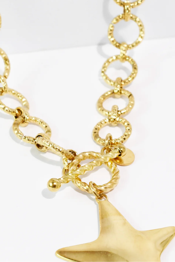 Glowing Star Necklace - Gold