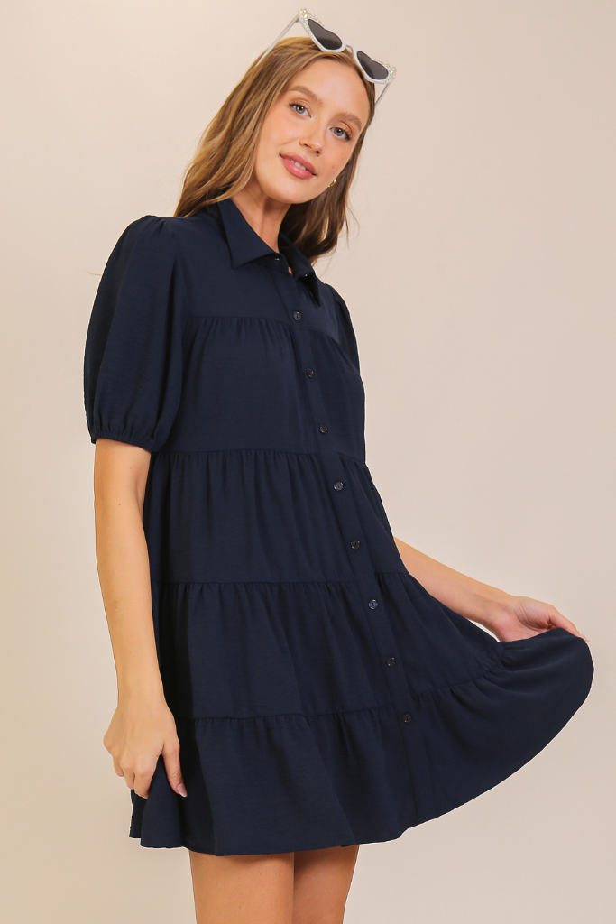 My Path Dress - Navy