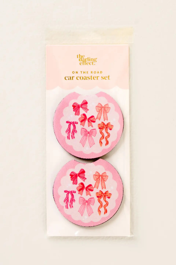 Car Coaster - Blushing Bows