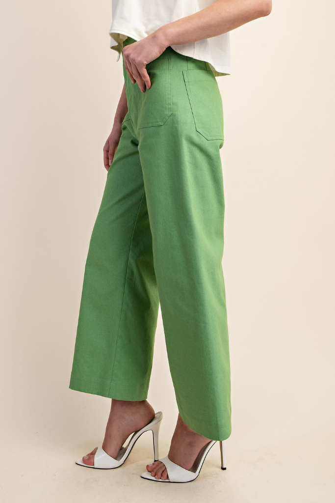 Sweet On Me Pants - Apple Green