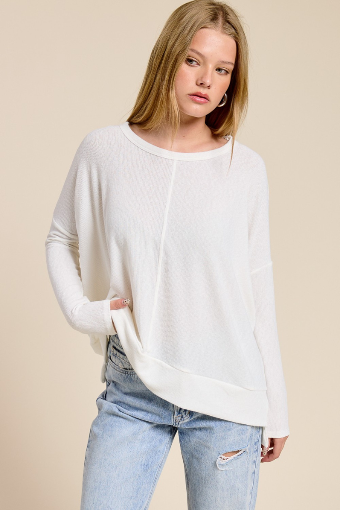 Take Care Knit Pullover - Ivory
