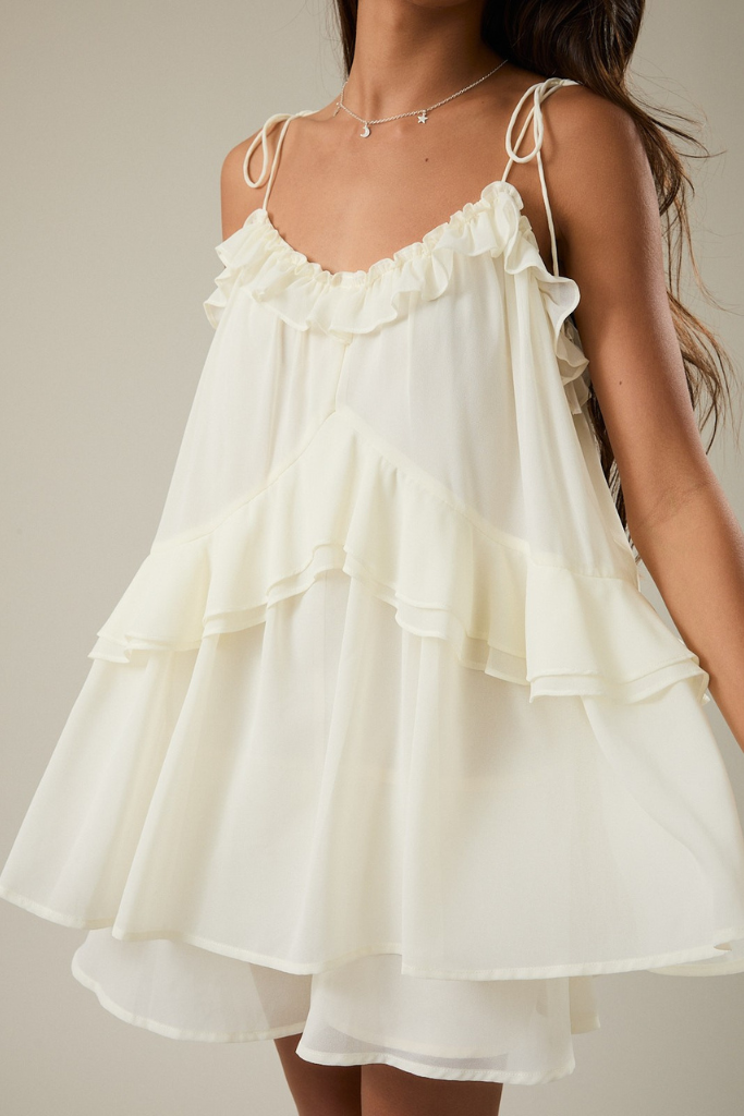 Grace And Poise Romper - Ivory