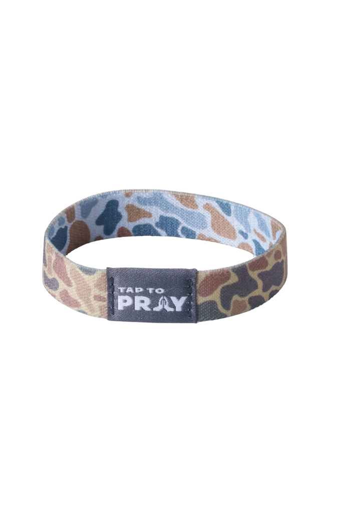 Tap To Pray™ Wristbands - River Rock Camo Sahara and Copper