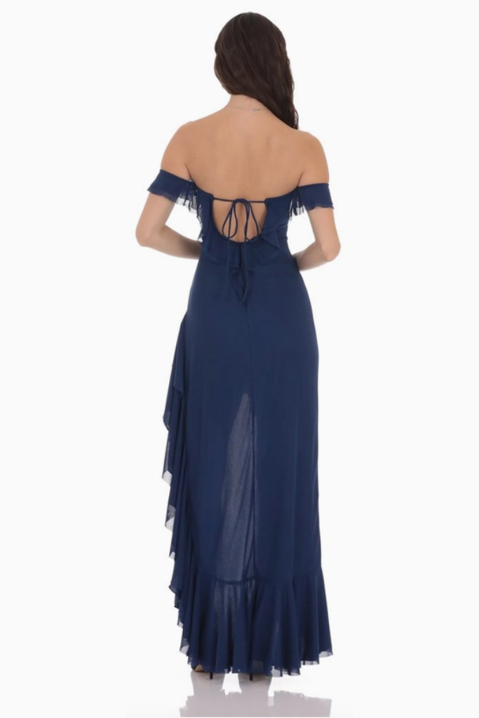 Lucy In The Sky Leyna Maxi Dress- Blue