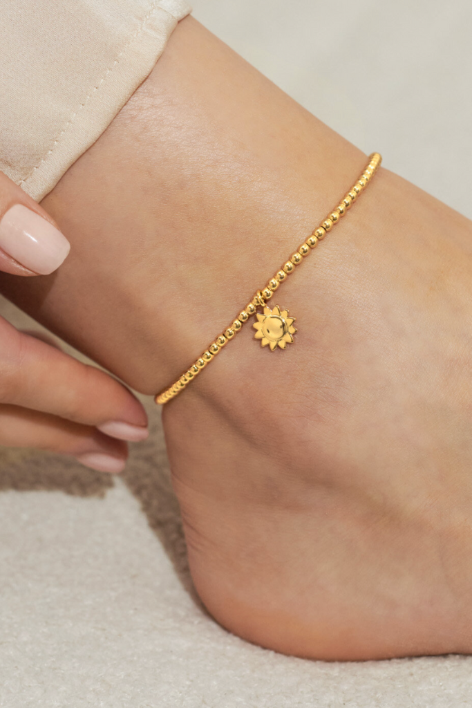 Anklet Gold Sun- Gold