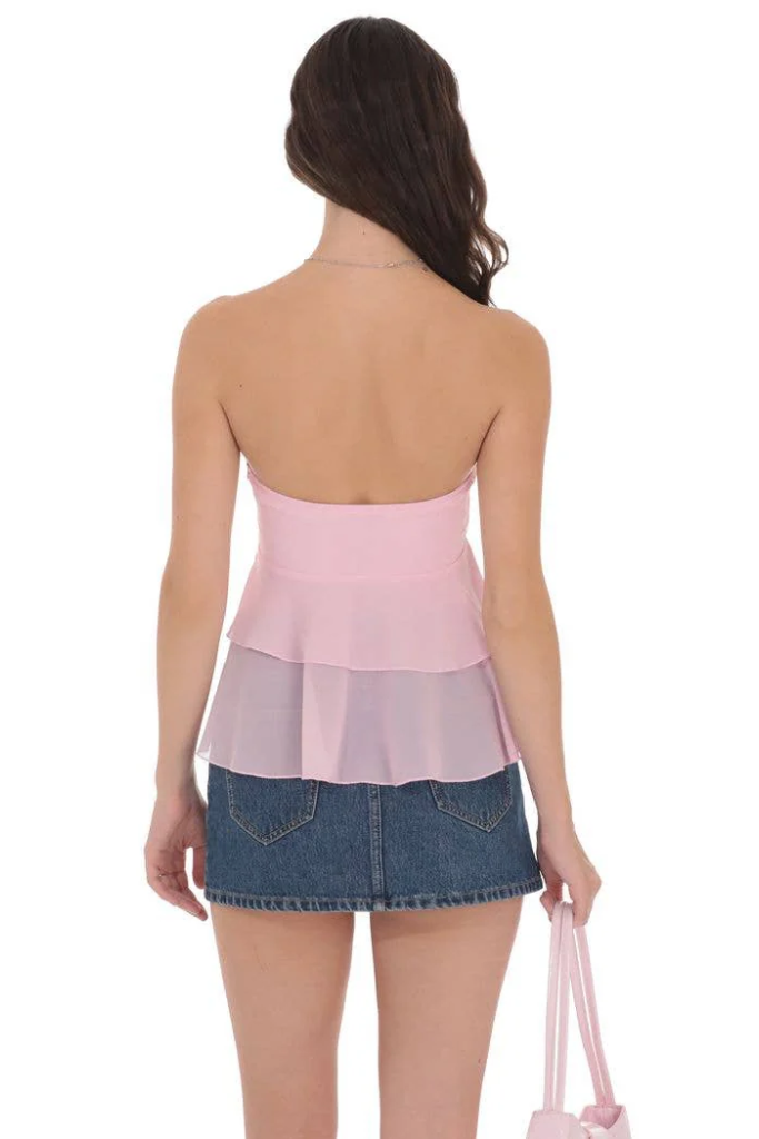 Lucy In The Sky Tillie Top - Pink