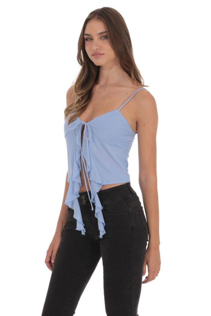 Lucy In The Sky Trisha Top - Blue