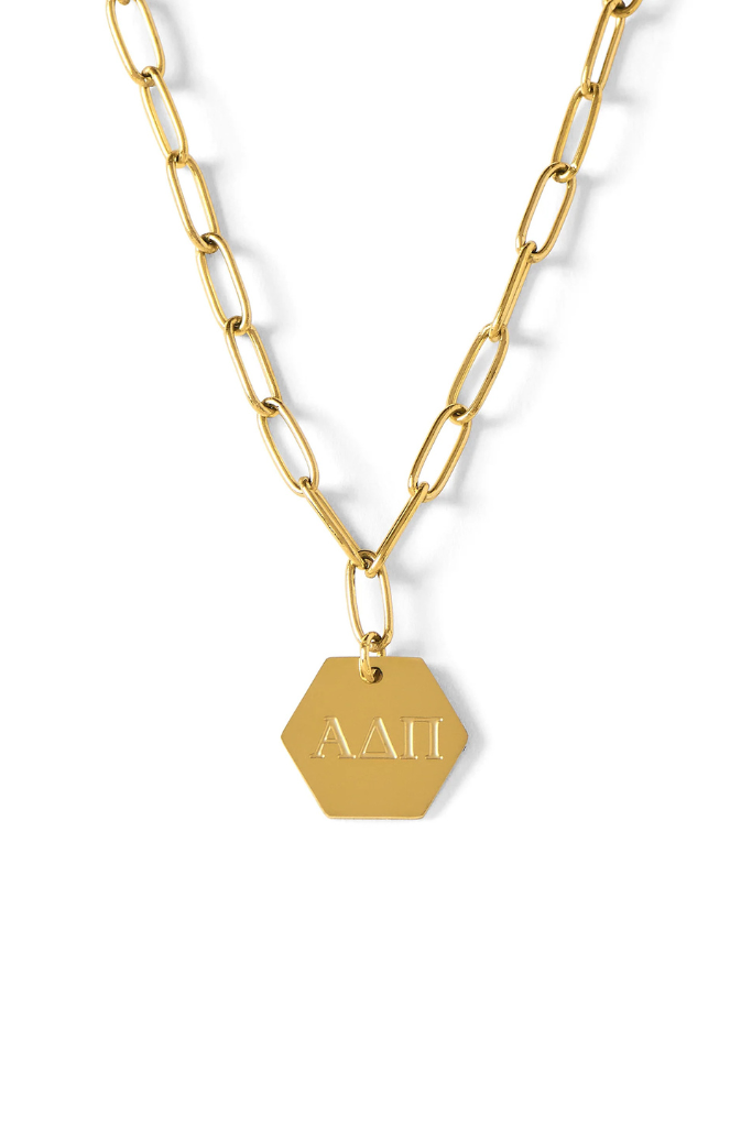 Sorority Paperclip Necklace - ADPI