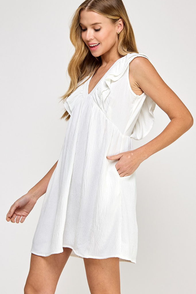 Wishful Thinking Dress - White