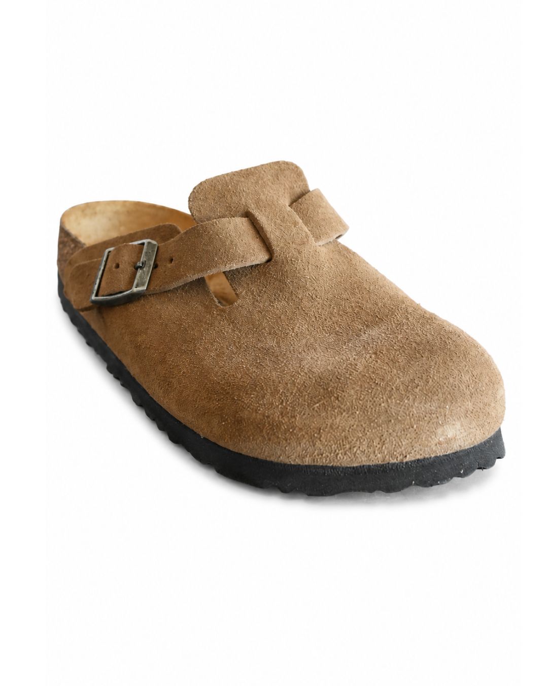 Birkenstock Boston Suede Leather - Dark Tea