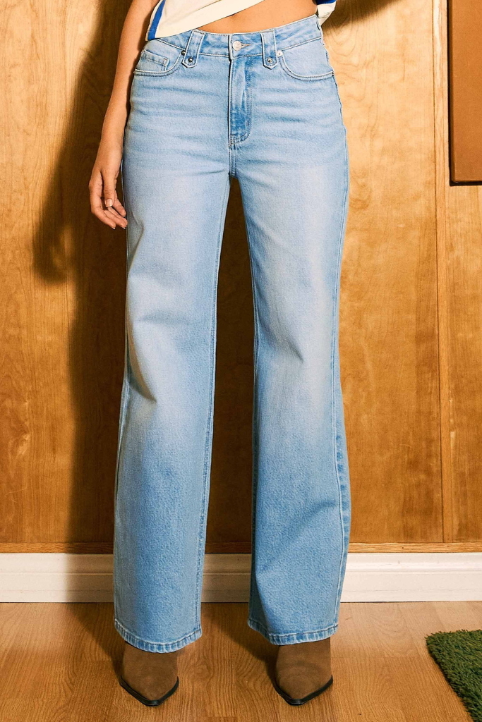Go Already Wide Leg Jeans - Medium Wash