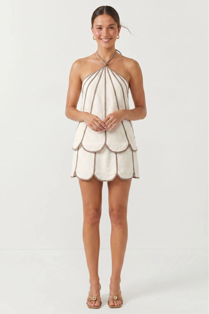 Help Myself Shell Panel Top - Off White