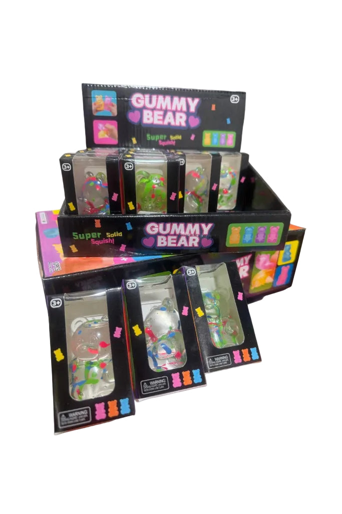 Crystal Confetti Gummy Bear Squishy Toy
