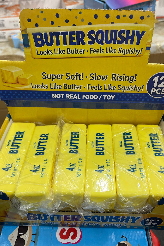Squishy Yellow Toy Butter