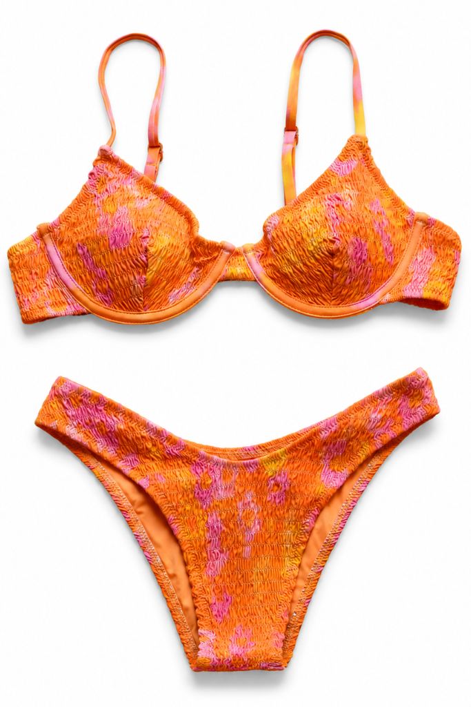 Spring Stories Bikini - Orange Floral