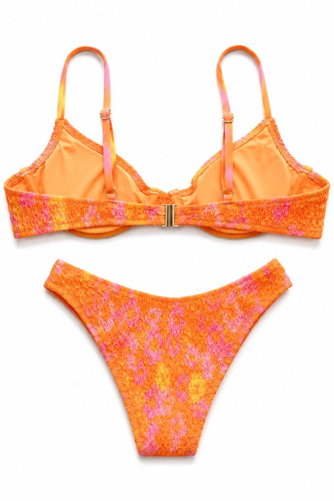 Spring Stories Bikini - Orange Floral