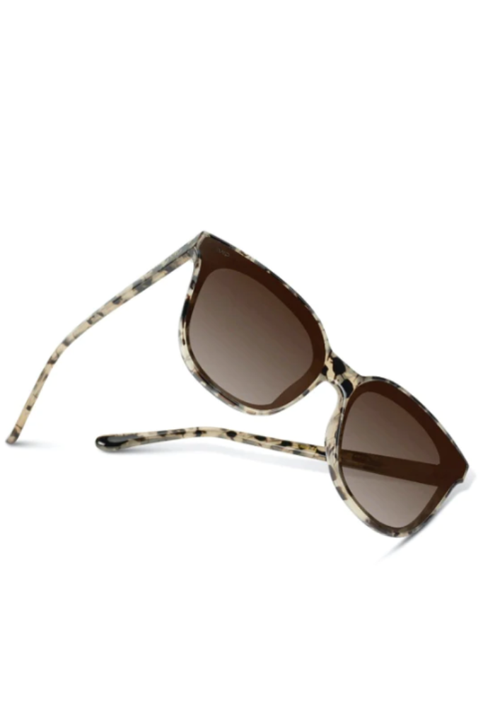 WMP Eyewear Lucy Sunglasses- Beige Tortoise / Brown