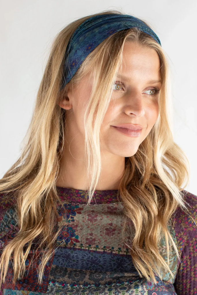 Half Bandeau - Indigo Patchwork