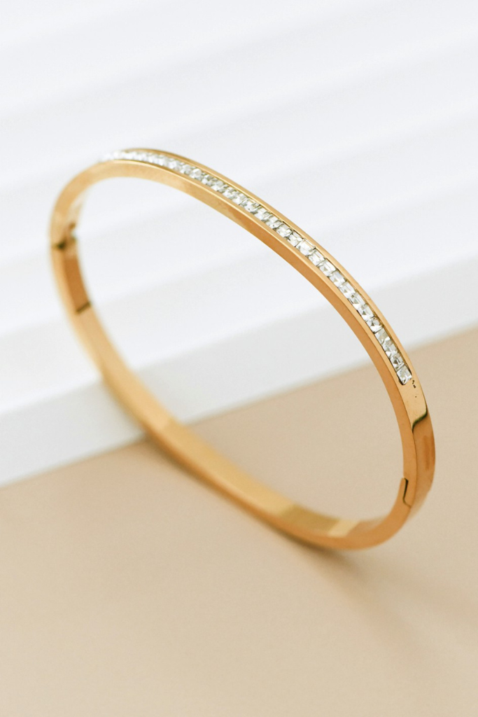 Sable Bangle Bracelet - Gold