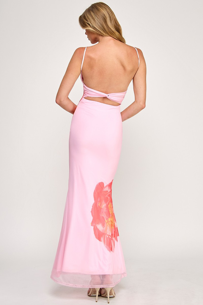 Run Wild Maxi Dress - Pink