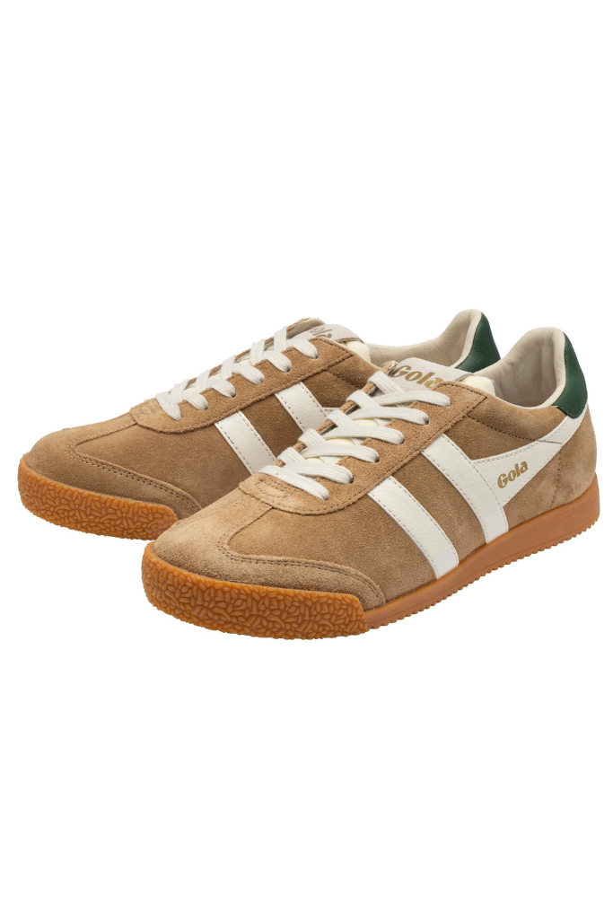 Gola Elan Sneakers - Brown Sugar/White/Green