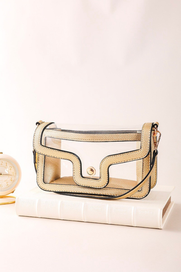 Event Essential Clear Bag - Gold
