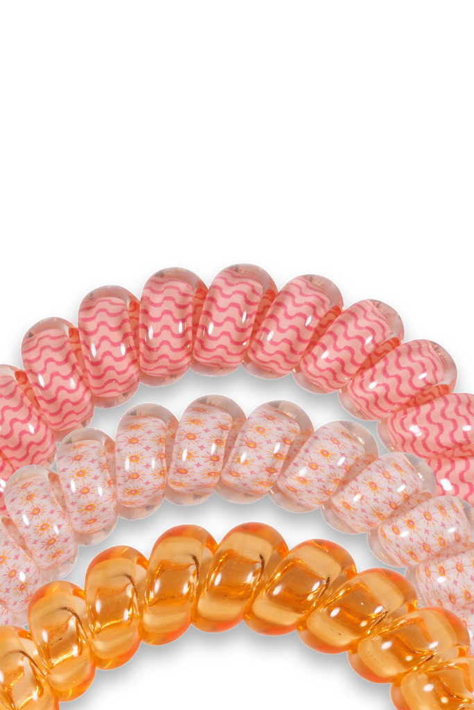 TELETIES - Large Hair Ties - Sunny Days Ahead