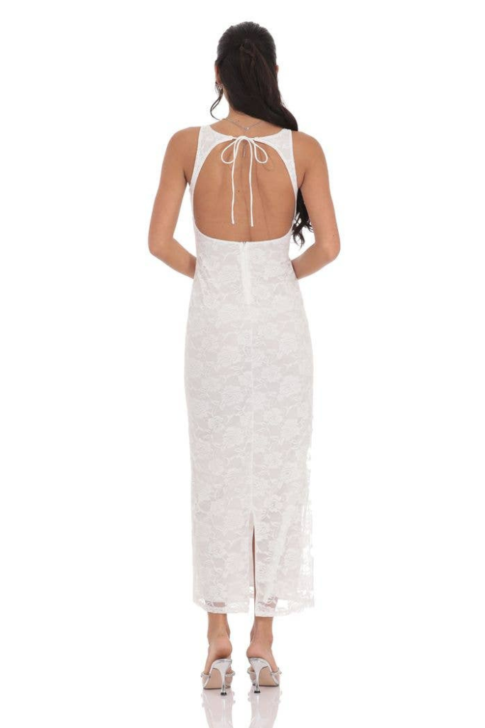Lucy In The Sky Ramona Maxi Dress - White