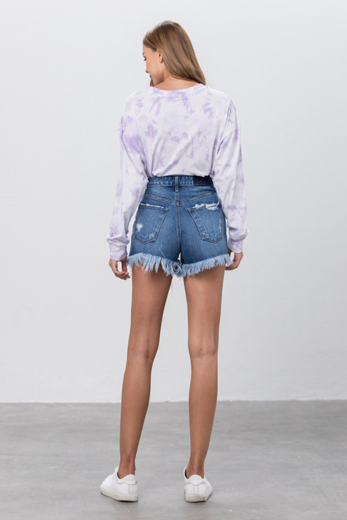 Becoming Her Denim Shorts - Medium Wash
