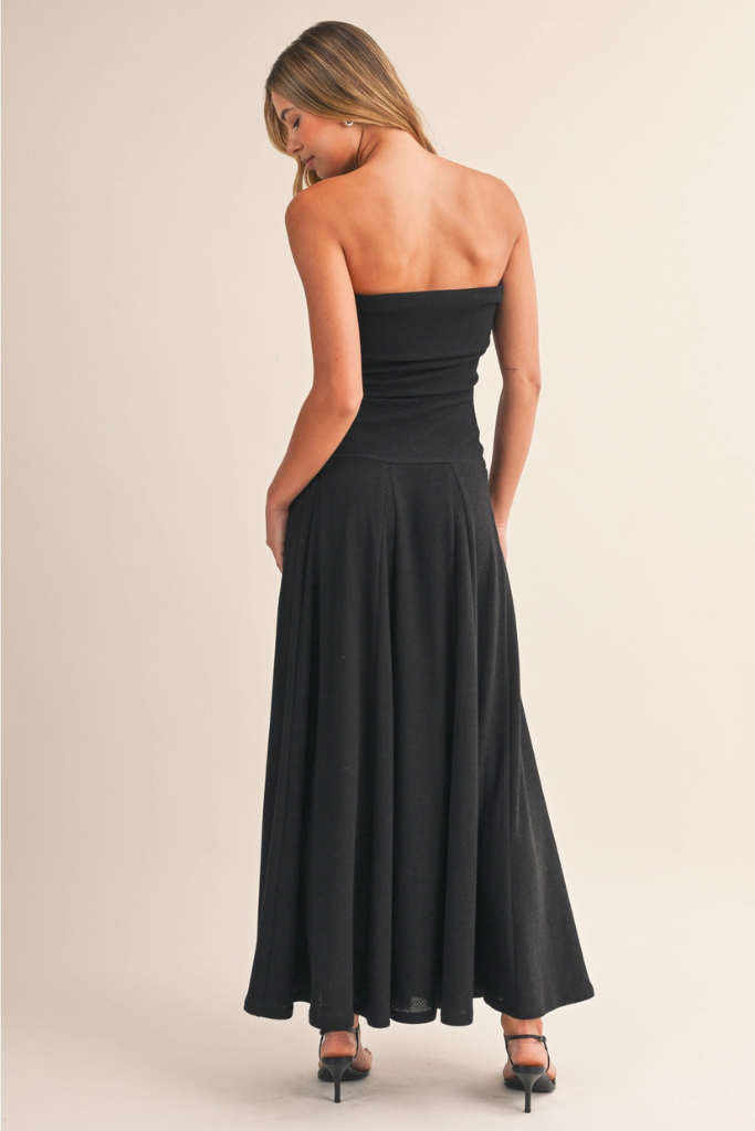 Tessie Tube Maxi Dress - Black