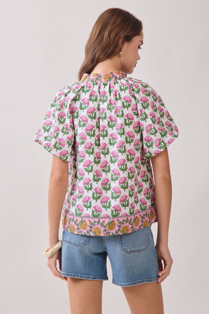 Pure Magic Floral Top - Pink Multi