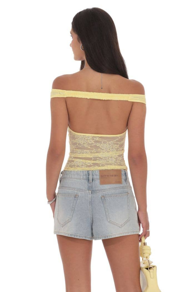 Lucy In The Sky Fever Dream Top - Yellow