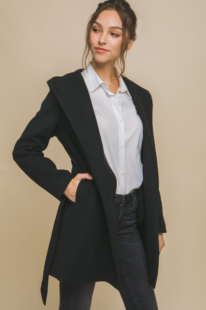 Own The Room Coat - Black