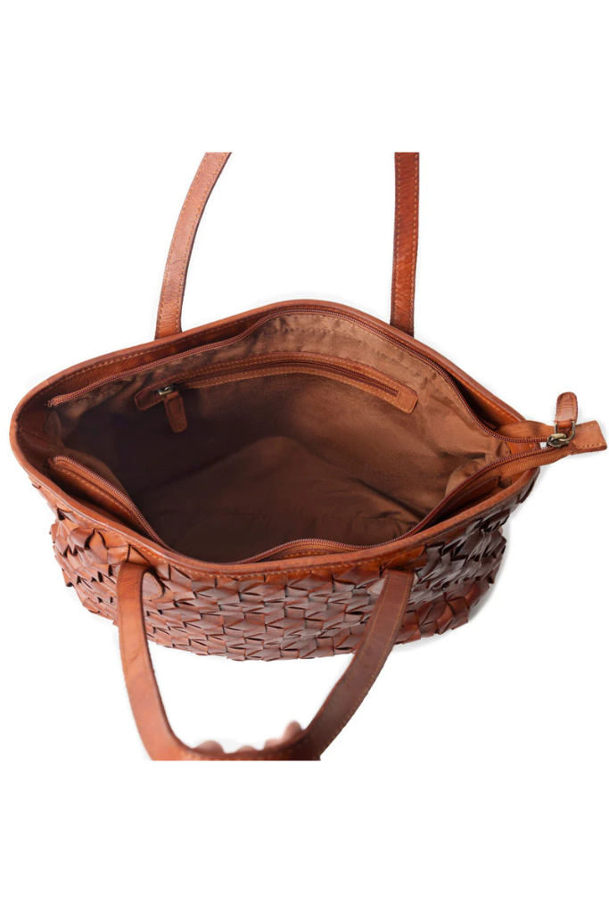 Myra Aqua Prism Market Tote Bag