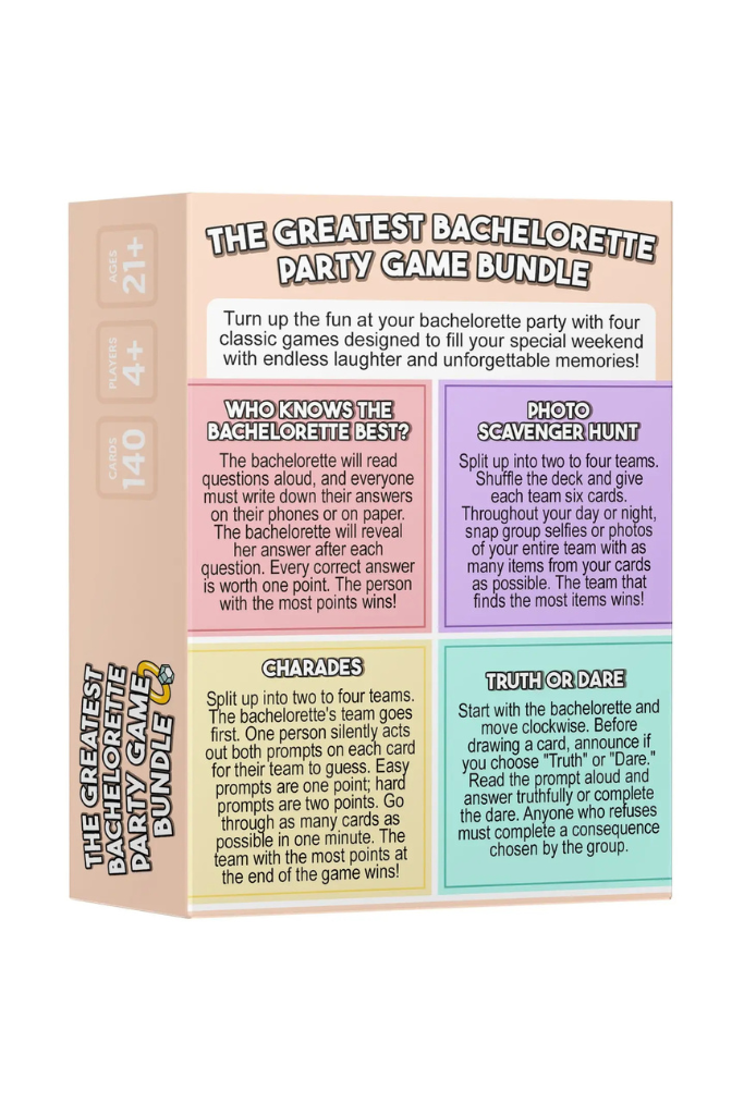 The Greatest Bachelorette Game