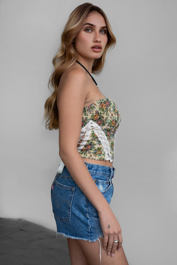 Into You Corset Top - Multi