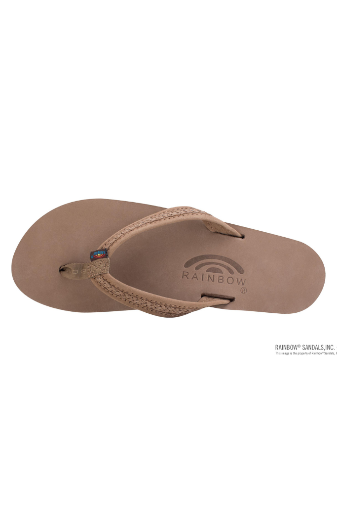 Rainbow The Willow Braided 3/4&quot; Strap Sandal  - Dark Brown