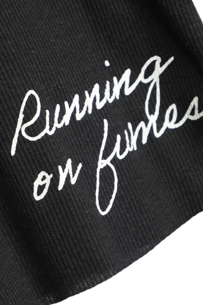 Boys Lie Running On Fumes Tank - Black