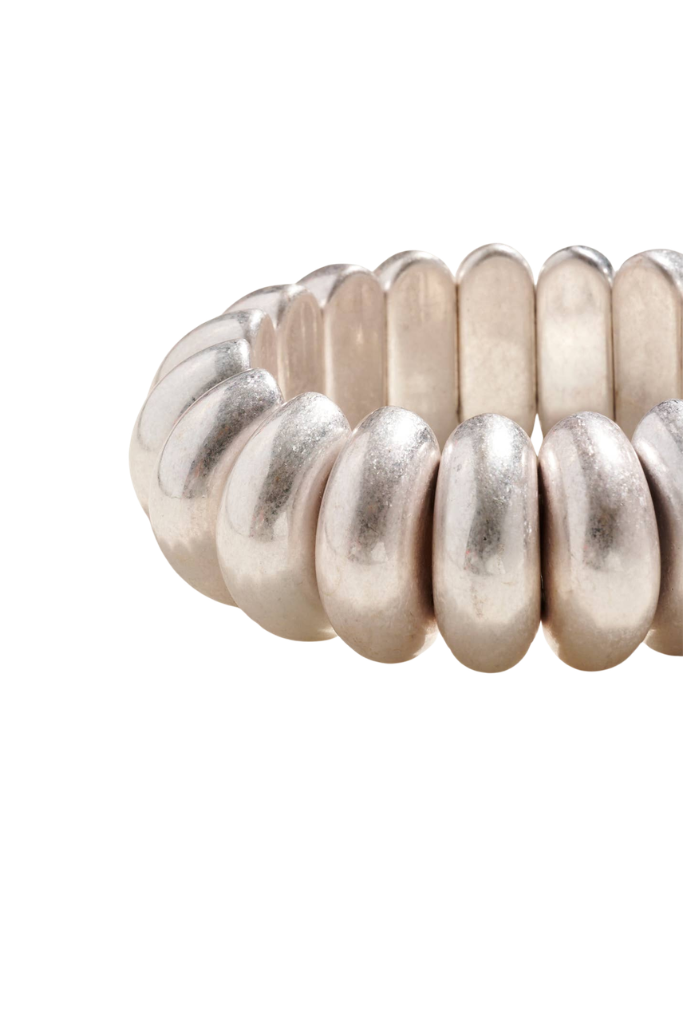 By Now Round Stretch Bracelet - Silver